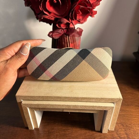 VINTAGE Burberry B 1170 1001 Black Metal Half Rim Eyeglasses Frames with case - Picture 14 of 14